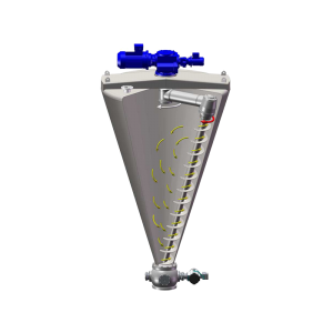 Single Screw Cone Mixer